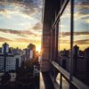 Sunset over Belo Horizonte Brazil